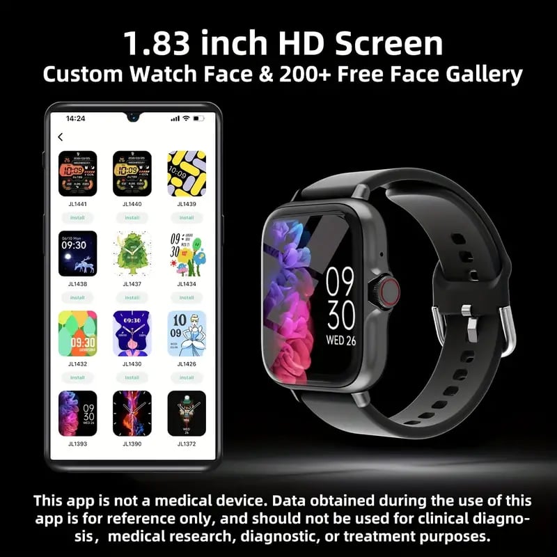 🔥Ganztägige Fitnessüberwachung⌚Mode-Smartwatch mit Bluetooth