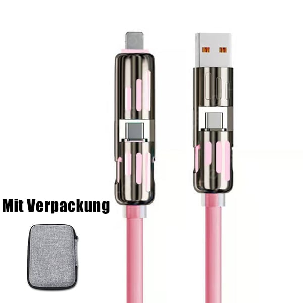 🔥DIREKTVERKAUF AB WERK⏰4-in-1-USB-Ladekabel, Schnellladung MAX 60 W
