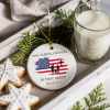 💙Charlie Kirk Quote Memorial Ornament: God Family Country