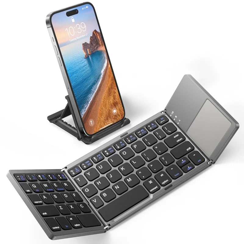 🔥Last Day 50% OFF🔥 - Foldable Bluetooth Keyboard with Touchpad