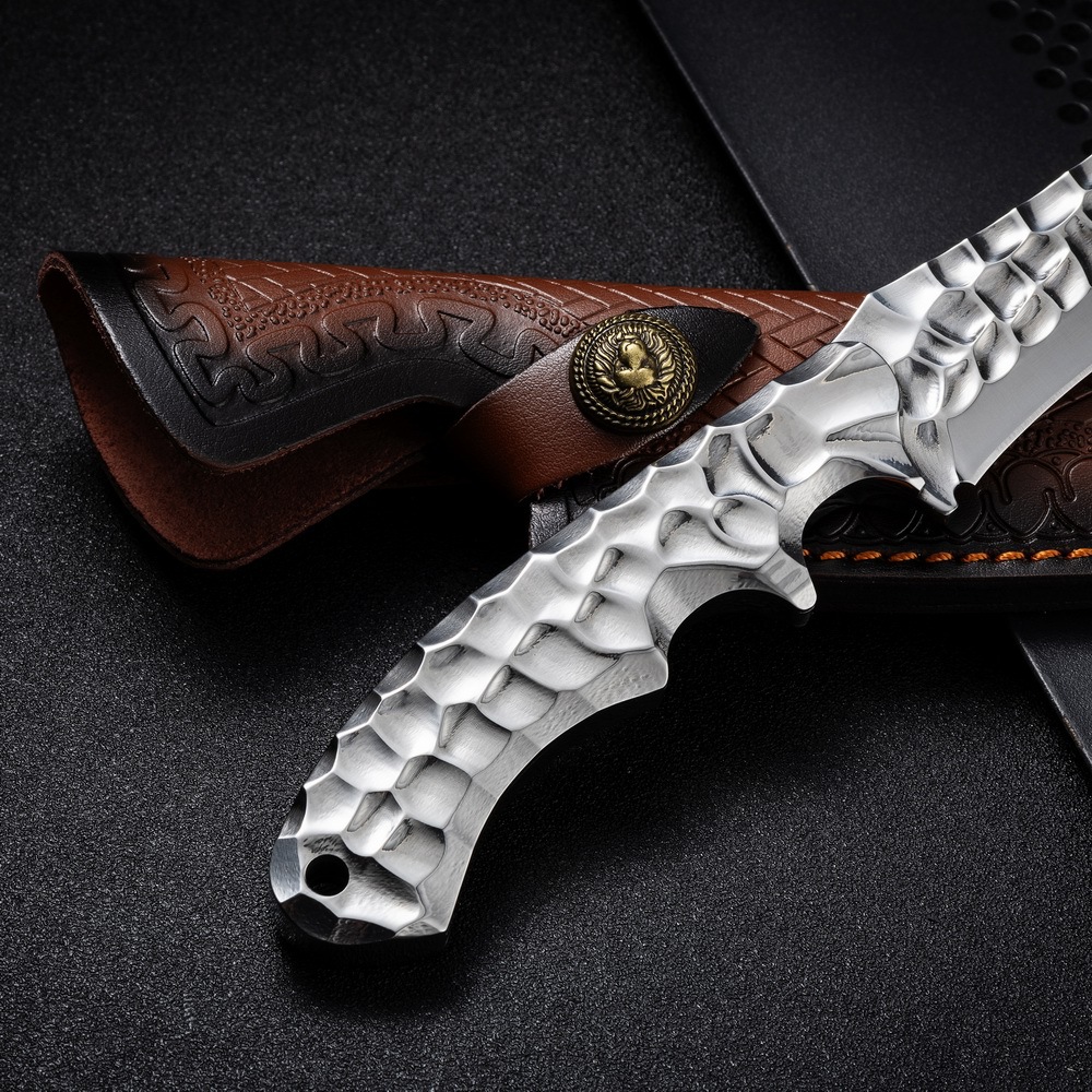 🔥Letzter Tag 50% RABATT-Frostfang Drakonite Edge: Jagdmesser aus VG10-Stahl