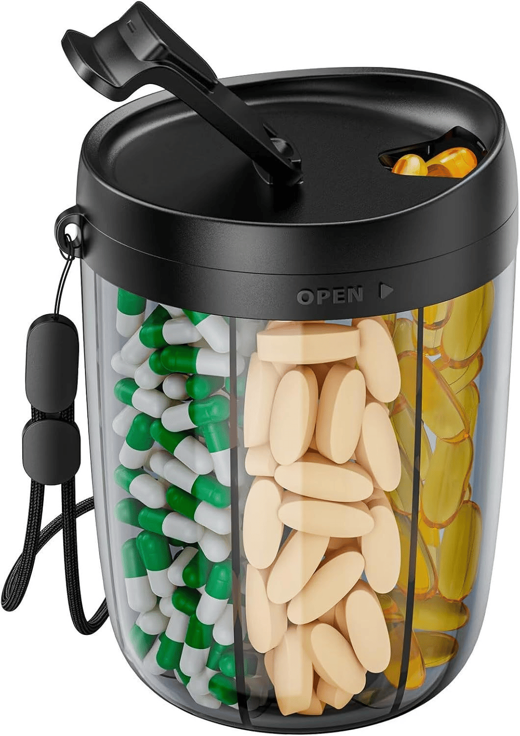 💥LAST DAY SALE 50% OFF💥Pill Dispenser Bottle⚡BUY 2 FREE SHIPPING