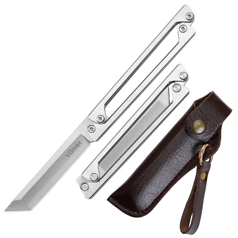 ShadowFold Tanto — Concealed Folding Butterfly Knife (EDC Tanto)