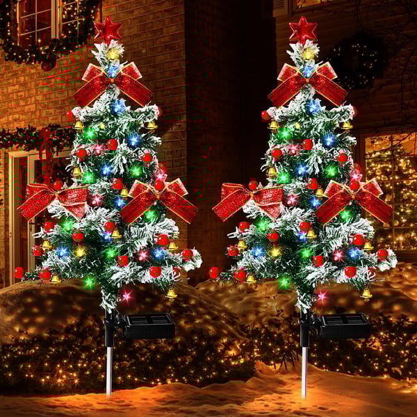 🔥LETZTER TAG 50 % RABATT🎄Solar Weihnachtsbaumlichter Außenbeleuchtung wasserdicht