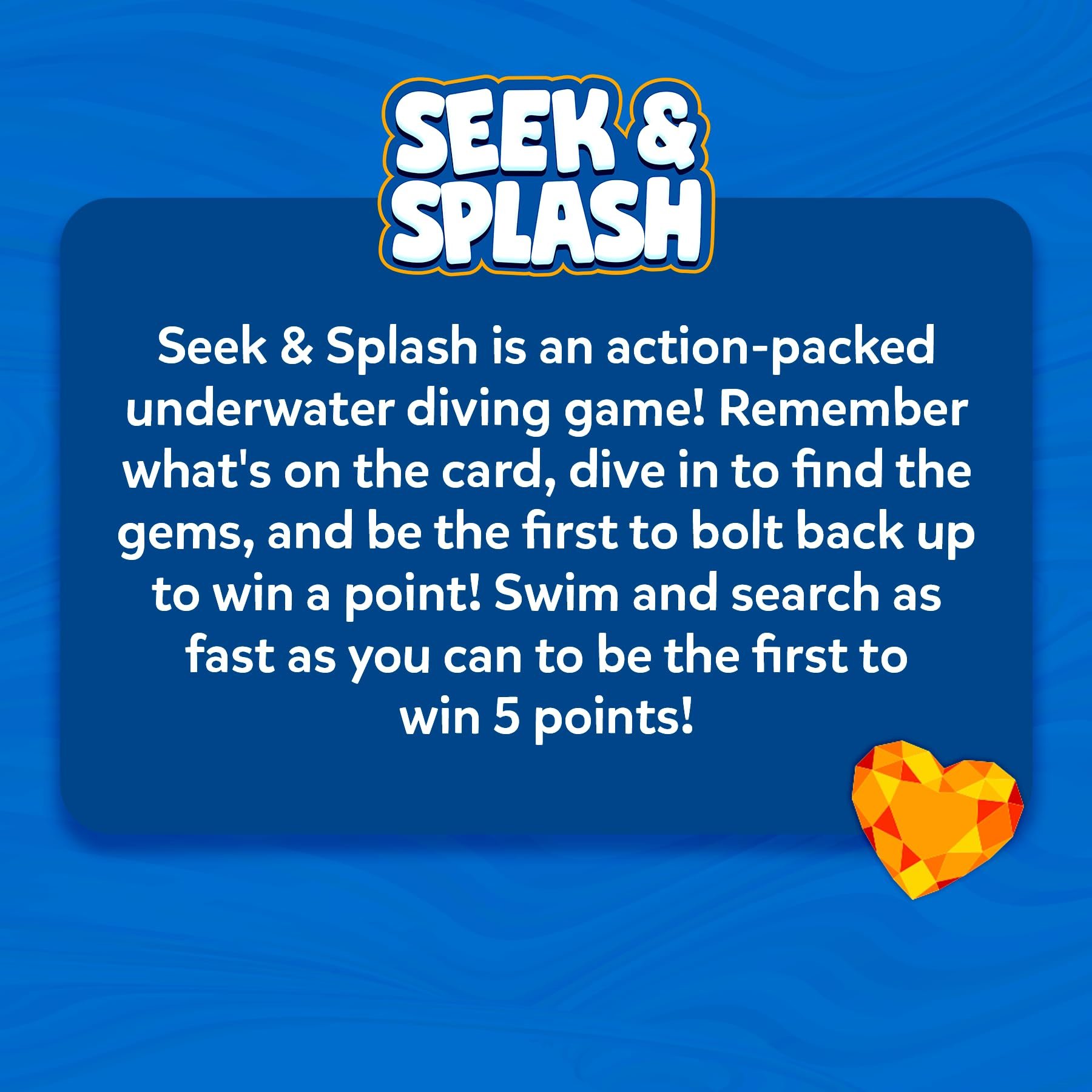 🎁TikTok Last Day Sale - 70% OFF🎉Skillmatics Pool Toys & Underwater Diving Game,Seek & Splash Numbers Gem