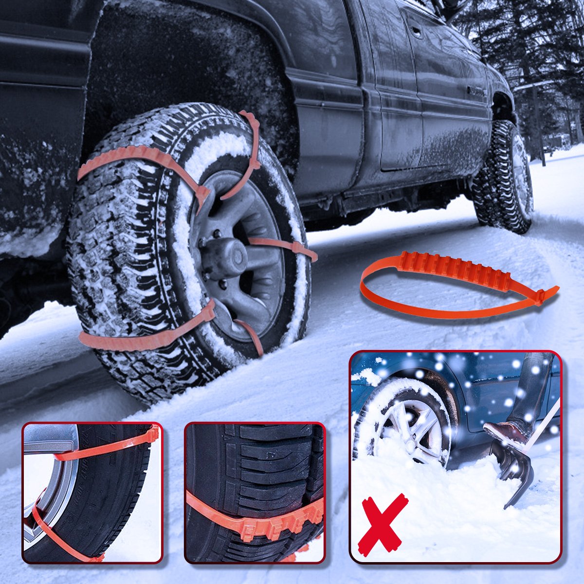 (Christmas Sale-Save 50% OFF)ANTI SNOW CHAINS OF CAR