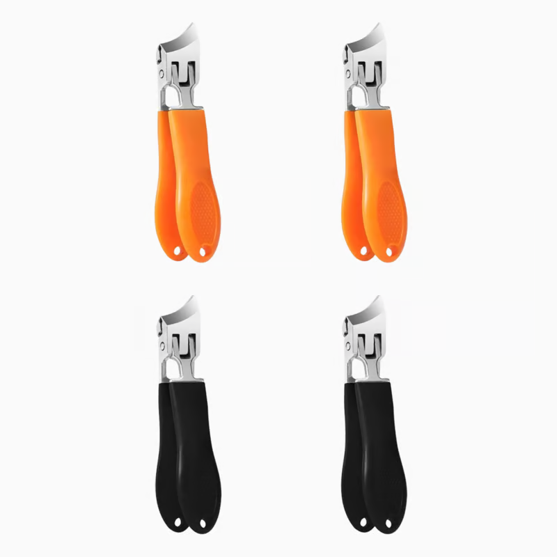 ✂️Schräger Nagelknipser mit weiter Backenöffnung und Spritzschutz