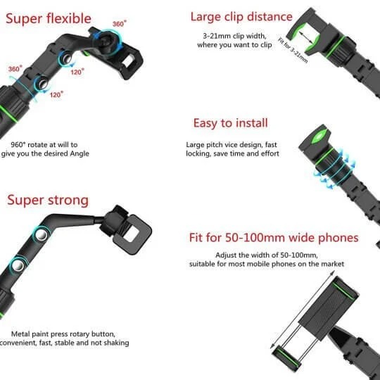 Multifunctional mobile phone holder