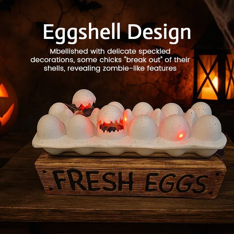 🔥Early Bird Sale-50% OFF👻🐣Halloween Zombie Hatching Chick Decoration