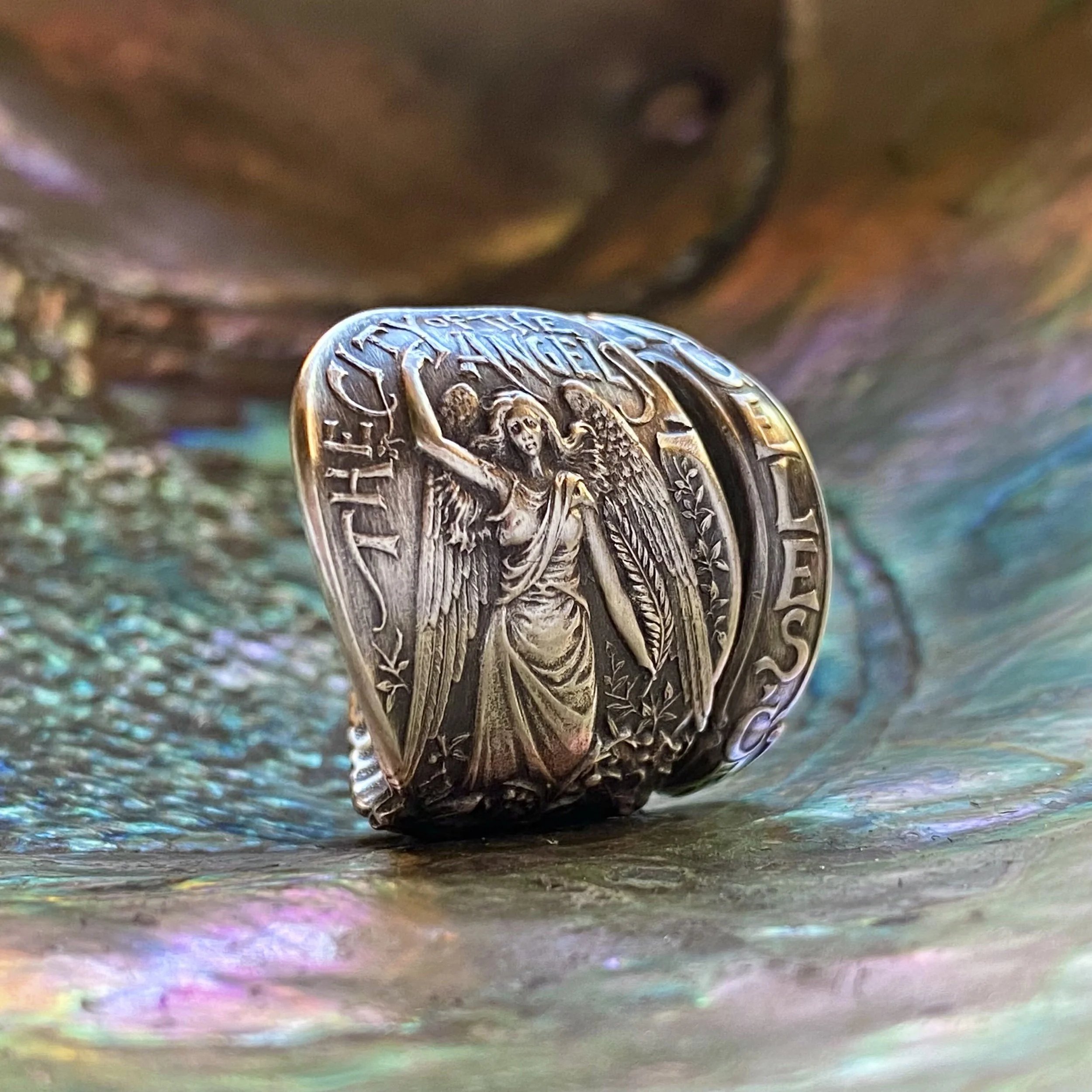 🔥LAST DAY 60% OFF✨Handcrafted Sterling Silver Spoon Ring - Made from Authentic Vintage Silver