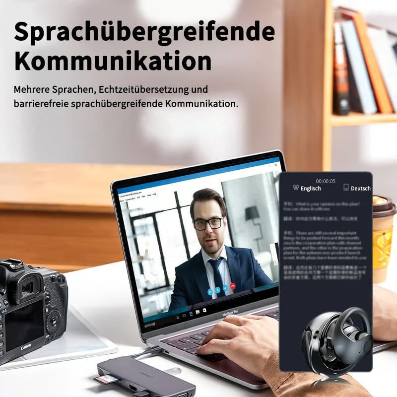 💥Letzter Tagesverkauf 50% RABATT  ​​Pro kabellose Bluetooth-Übersetzungs-Ohrhörer