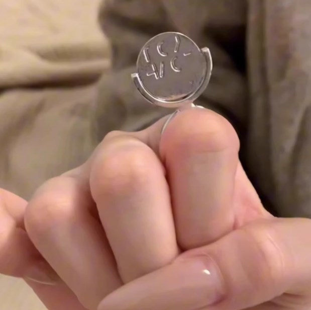 LOVE Rotating Confession Ring