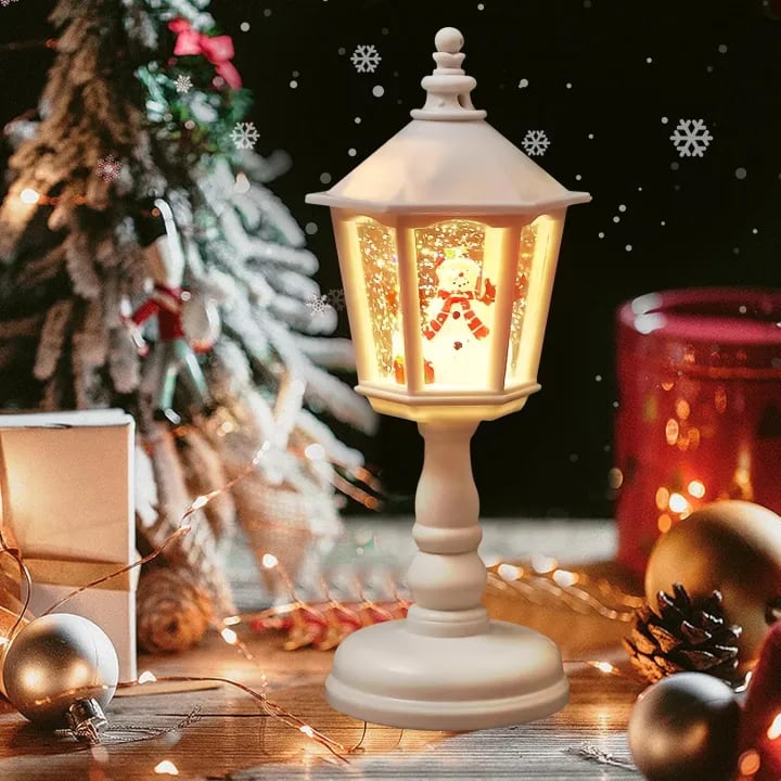 (🎅CHRISTMAS HOT SALE-49% OFF)🎁Christmas Snow Globe Lantern LED