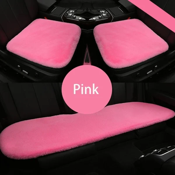 Plush Car Seat Cushion.