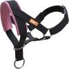 Dog Head Collar, Soft Nylon Head Collar with Adjustable Head Strap, Training Tool for Dogs on Walks(M, Pink)