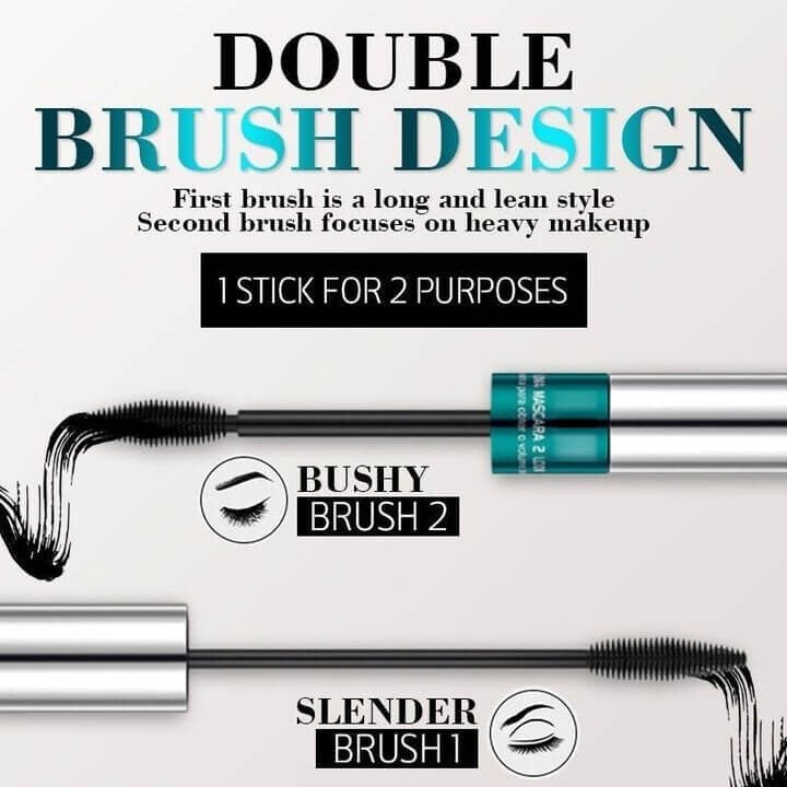 4D 2 IN 1 Mascara🔥🔥(Last Day Promotion - Save 58% OFF)