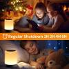 Touch Bedside Table Lamp,13 RGB Colors & 5 Brightness, USB Rechargeable Desk Lamp, Remote Control Dimmable Night Light with RGB Color Changing,Portable Lamp for Baby, Bedroom, Living Room