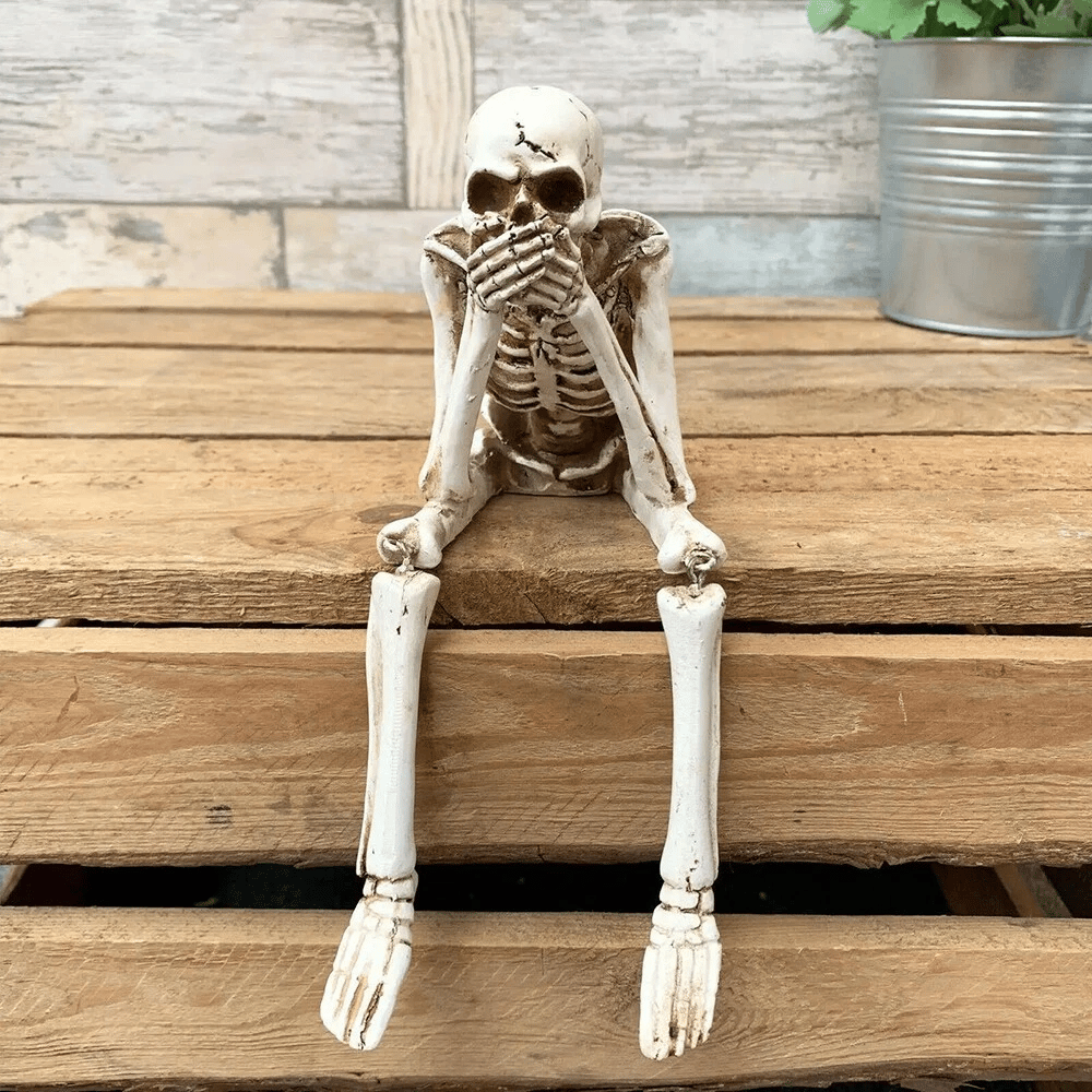 🎁TikTok Last Day Sale - 70% OFF🔥See Speak Hear No Evil Skeleton Figurines