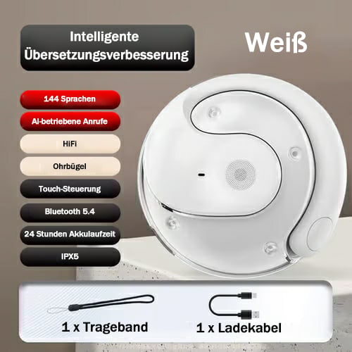 🔥Letzter Tag 50% RABATT-Übersetzungs-Wireless OWS Bluetooth 5,4 Kopfhörer (Kompatibel mit iOS & Android)