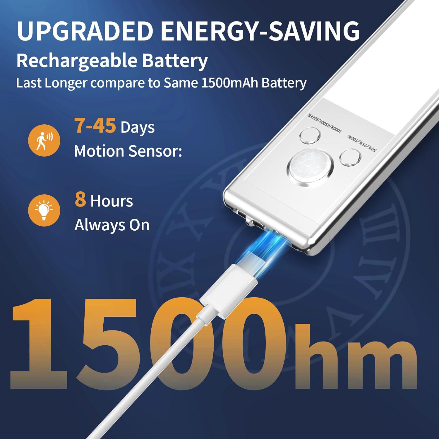 66LED Rechargeable Motion Sensor Under Cabinet Lights⚡Buy 2 Get Free Shipping