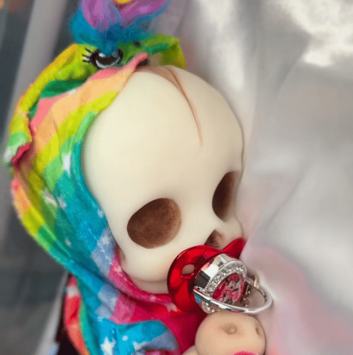 🖤Reborn Silicone Skeleton Baby🍼