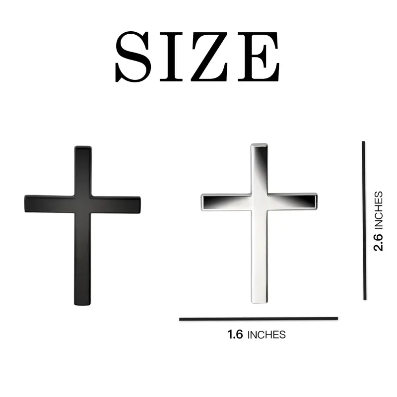 ✝️100% Handmade 3D Cross Metal Sticker(𝐒𝐦𝐢𝐭𝐡 𝐇𝐚𝐧𝐝𝐦𝐚𝐝𝐞®)