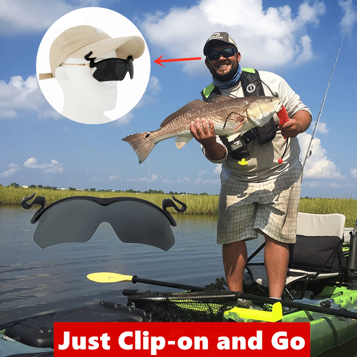 ⏰Last day 70% OFF🔥-2025 New Polarized Clip Cap Sunglasses