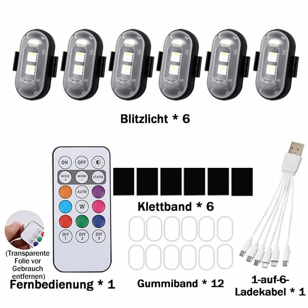 📢Letzter Tag: 49% Rabatt🔥Ferngesteuertes Auto-Fußraumlicht, per USB wiederaufladbares RGB-LED-Armaturenbrettlicht, wasserdichte Auto-Innenbeleuchtung