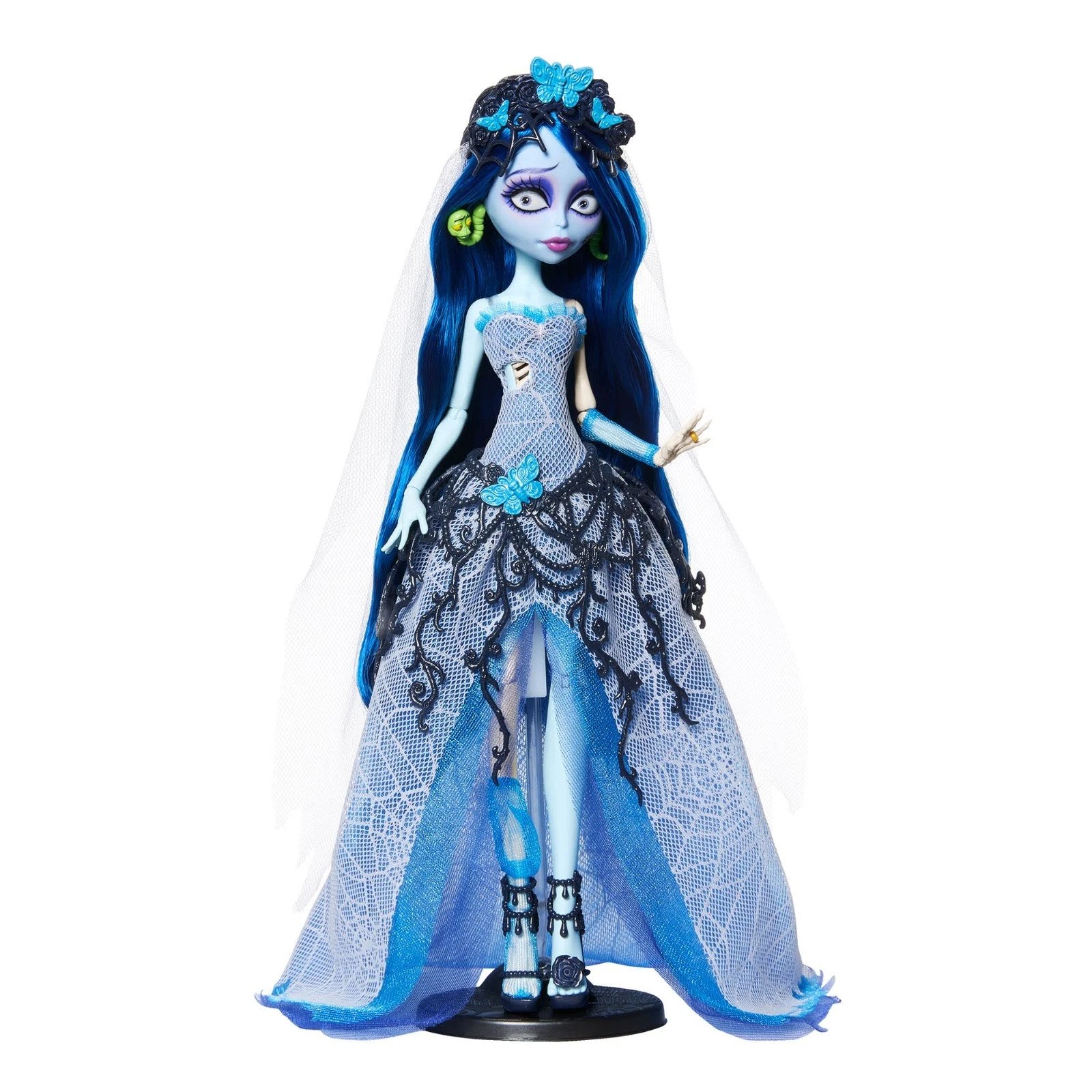 🎁TikTok Last Day Sale - 70% OFF🎃Monster High × Tim Burton's Corpse Bride Emily Skullector Fashion Doll💀🕯️