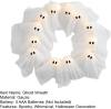 🎃 Handcrafted Adorable Ghost Halloween Wreath for Front Door – 🍁16-Inch Handmade Fall Decor 🎀