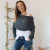 🎁Letzter Tag 49 % Rabatt🔥Gestrickter Zopfmuster-Umhang, Bolero für Damen