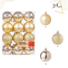 (🔥Black Friday Sale: Sparen Sie 10$) GOLDEN BAUBLES Weihnachtsschmuck/Dekoration (24 Stück)