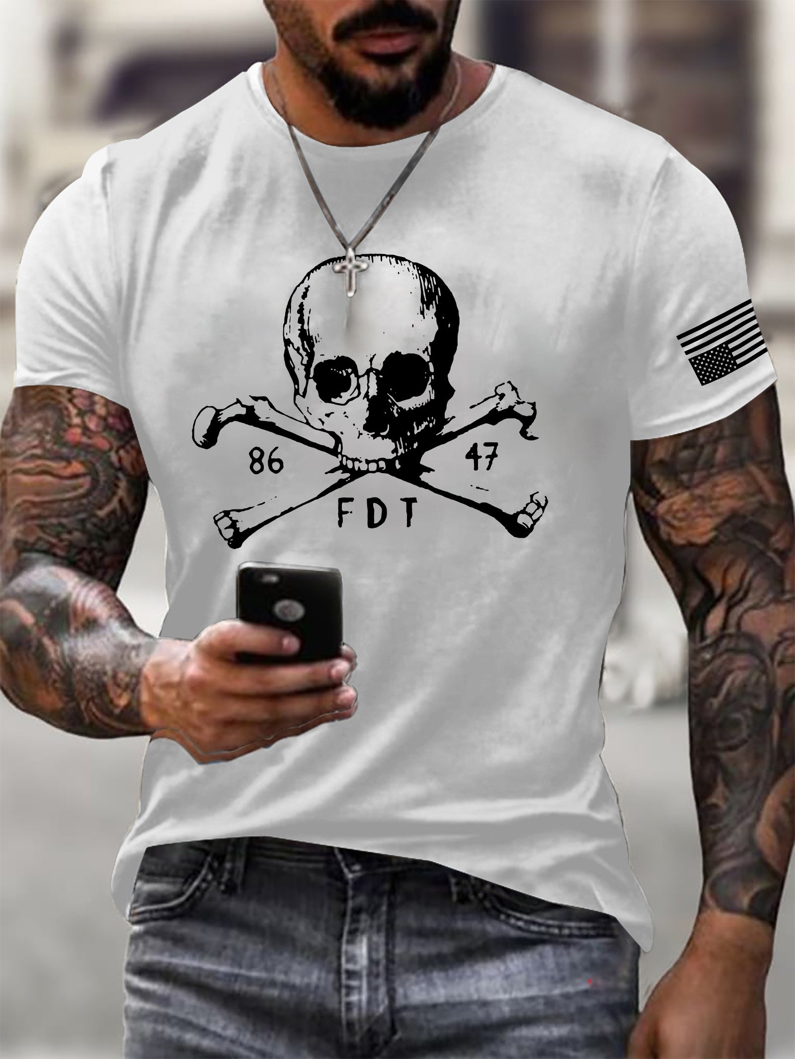 Men's FDT 8647  Printing T Shirt