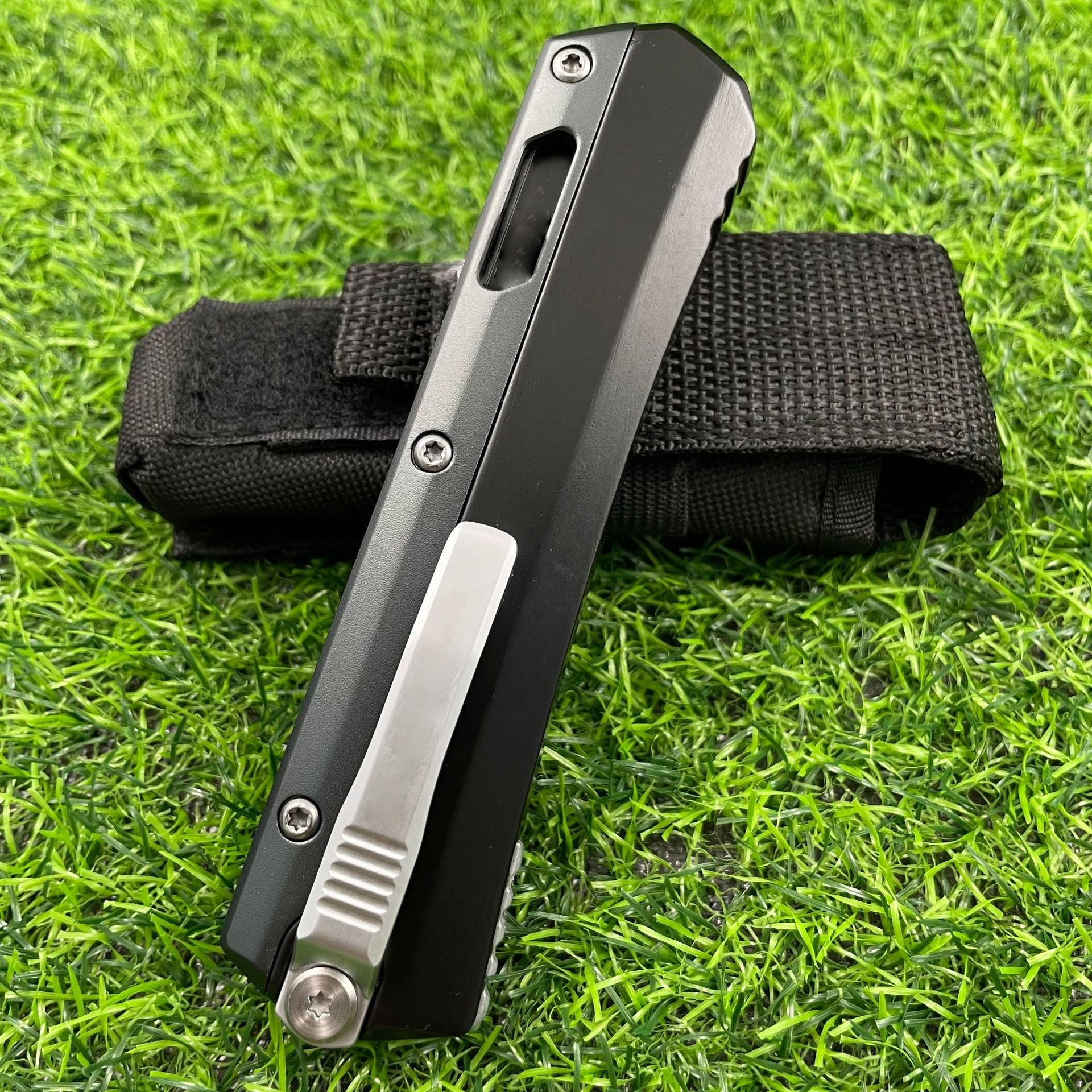 🎁TikTok Last Day Sale🔥Glykon OTF Automatic Kn.iFe Black Al + Ti (3.75