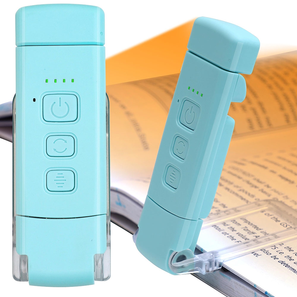 (🎉Last Day Promotion 50% OFF) 📖USB Rechargeable Book LED  Light with Clip for Reading in Bed