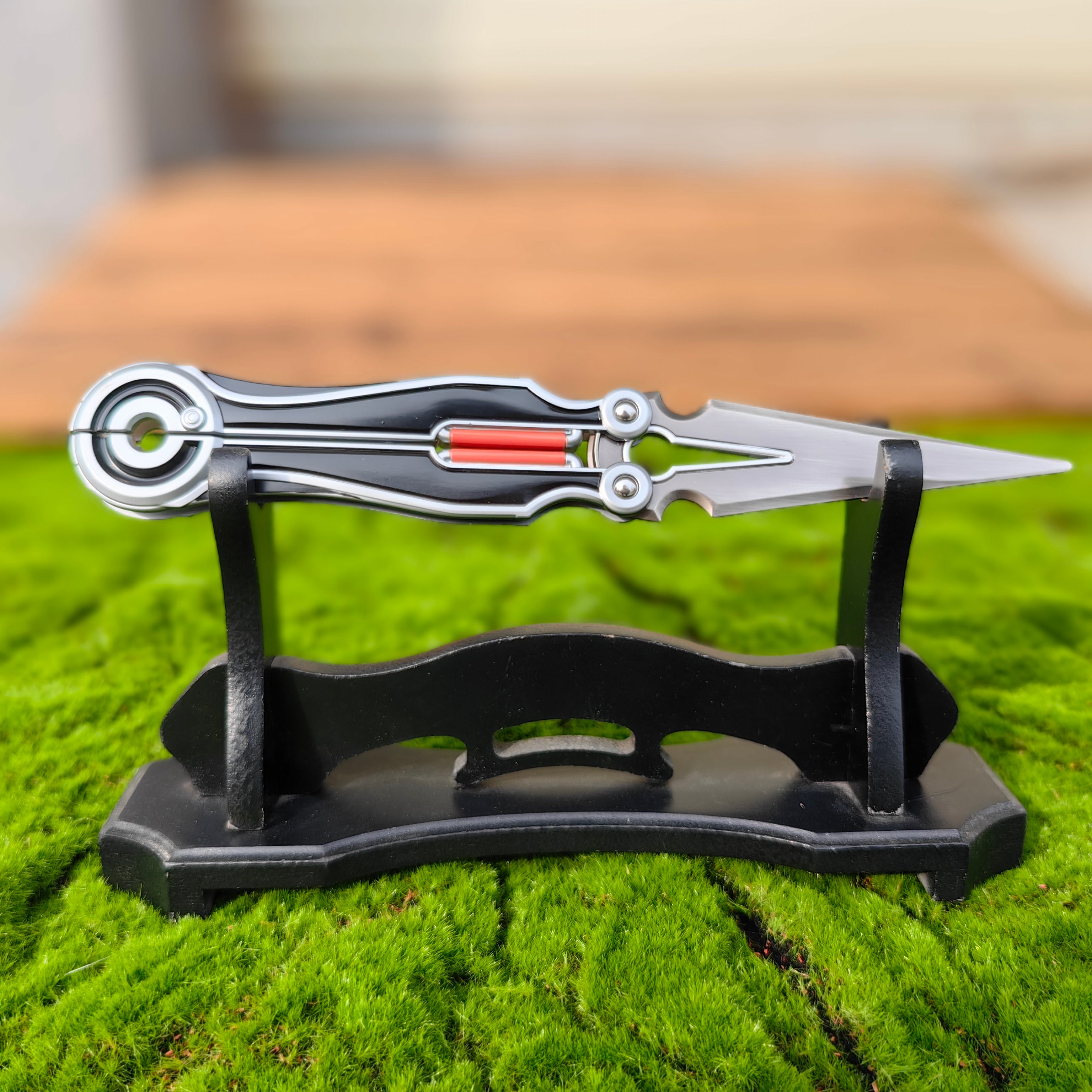 Metal Magepunk 3.0 Sparkswitch Knife Dull Blade Replica For Display