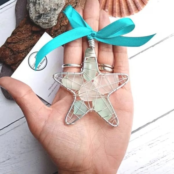 🎁🎄Sea Glass Gift-Christmas Tree Ornament