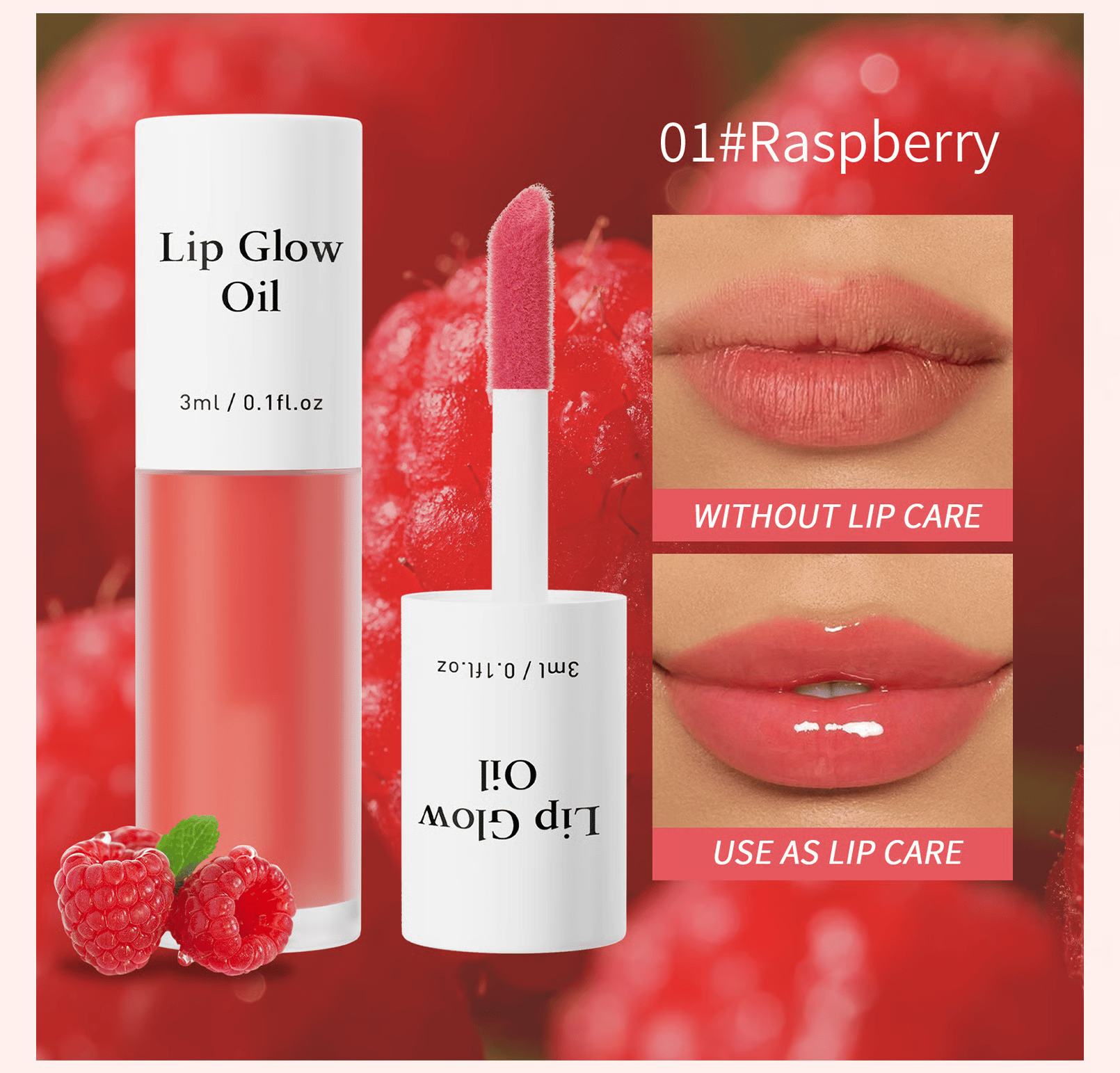 💋 Get the Perfect Pout✨ Tinted Lip Glow Oil - For Lush, Hydrated Lips with a Natural Glow! 💖