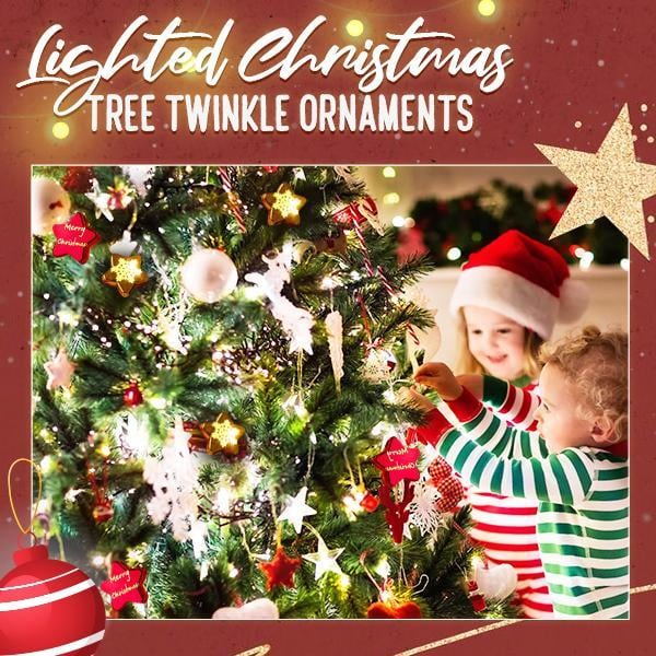 🔥Last Day Promotion 48% OFF-🎁-Lighted Christmas Tree Twinkle Ornaments