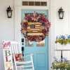 🏵100% Handmade American Patriotic God Bless Wreath(𝐉𝐚𝐦𝐞𝐬 𝐎𝐥𝐢𝐯𝐞𝐫 𝐇𝐚𝐧𝐝𝐦𝐚𝐝𝐞®)