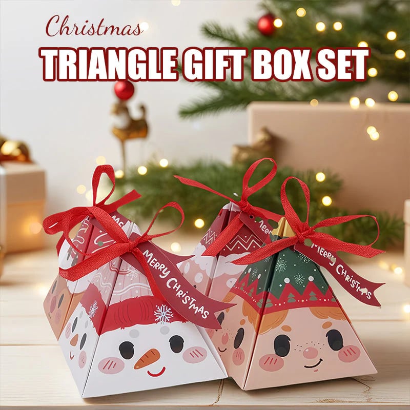 🎄TikTok Christmas Sale -70% OFF✨Christmas Triangle Gift Box Set