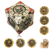 7-in-1 Metal Spinner Dice – Rotating Fidget DND Sculpture for RPG Fans
