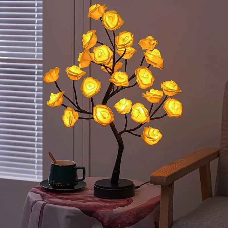 💥LAST DAY SALE 50% OFF💥Forever Rose Tree Lamp⚡BUY 2 FREE SHIPPING