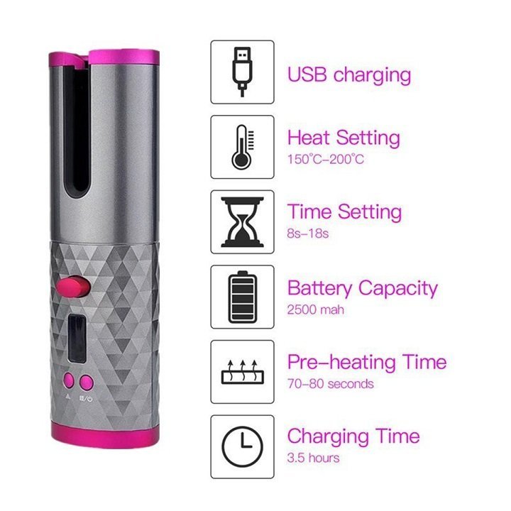 🔥Valentine's Day Sale🔥Cordless Automatic Hair Curler-Buy 2 Get 15% OFF& Free Shipping