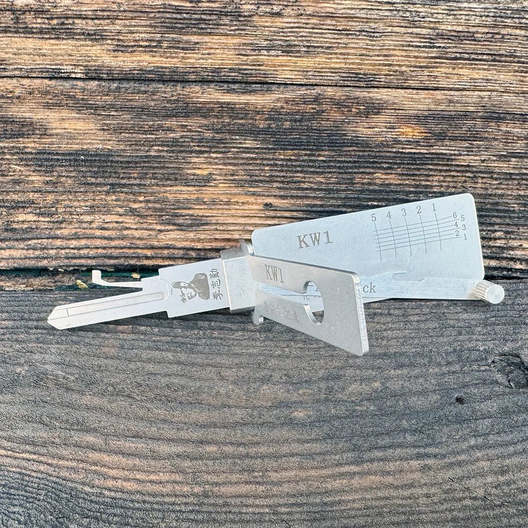 🔐 2-in-1 Lock Pick Tool – Precision for Pin Tumbler Locks
