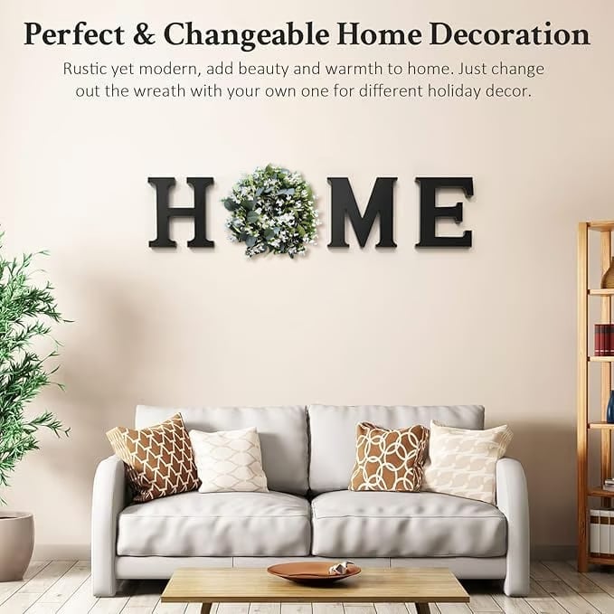 🍂TikTok Fall Sale — Last Day 70% OFF🎉HOME Wooden Letter Sign: Modern Farmhouse Wall Decor🌸
