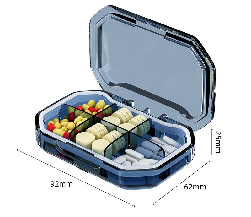 🔥Last Day Promotion - 60% OFF🎁Portable Mini Pill Box – Dustproof & Moisture-Proof