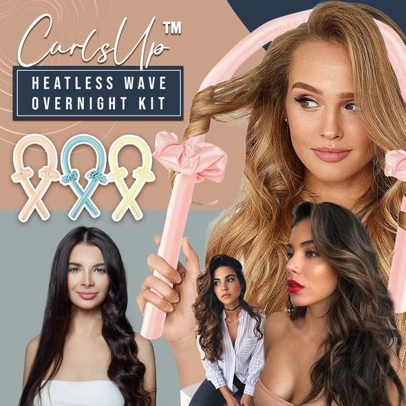 (NEW YEAR SALE - 50% OFF)Heatless Hair Curling Wrap Kit - Buy 3 Get Extra 20% OFF