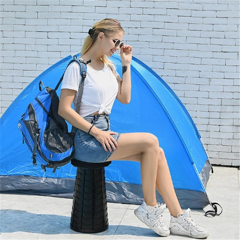(🔥Last Day Promotion- SAVE 48% OFF)Retractable Folding Stool-Buy 2 Free Shipping
