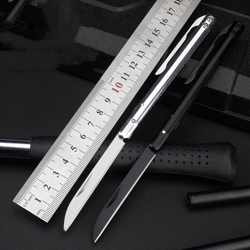 Portable stainless steel folding pen knife